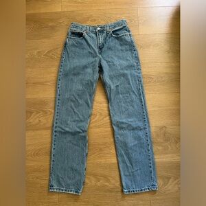 Levi’s low pro straight leg blue jeans size 26